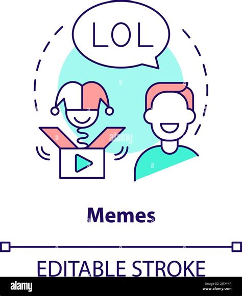 Meme Concept Icon Stock Vector Image And Art Alamy
