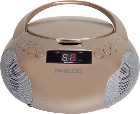 PHILIPS Reproductor de CD portátil Boombox altavoces estéreo dinámicos