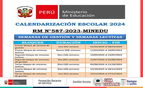 Lineamientos Para El Desarrollo Del A O Escolar Calendarizaci N