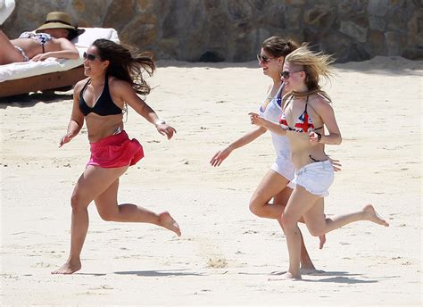 AVRIL LAVIGNE In Bikini Top At A Beach In Mexico HawtCelebs