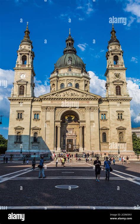 St Stephen S Basilica The Largest Church In Budapest Hungary Stock