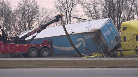 Amazon Truck Crash On I 85 In Greensboro Wfmynews2