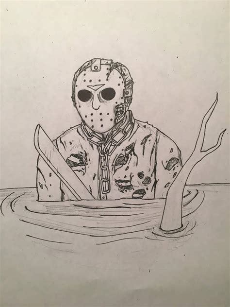 Quick Draw: Jason Voorhees (Part 7) | Horror Amino