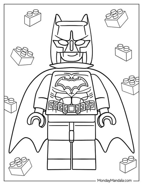 30 Lego Batman Coloring Pages (Free PDF Printables) | Batman coloring ...