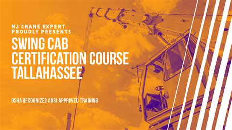 Nj Crane Expert Tallahassee Nccer Crane Certification Course Swing Cab