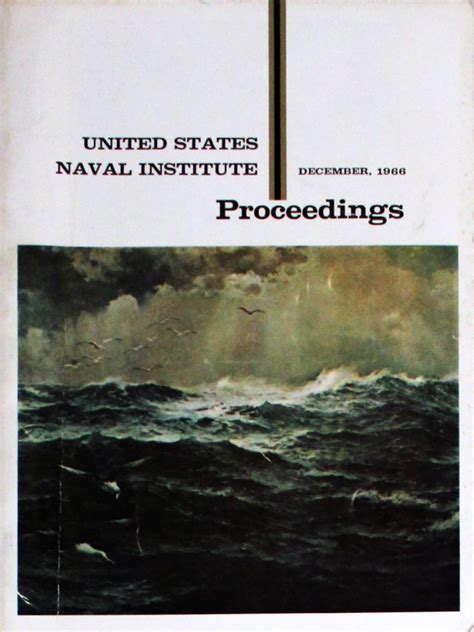 U S Naval Institute Proceedings December At Wolfgang S