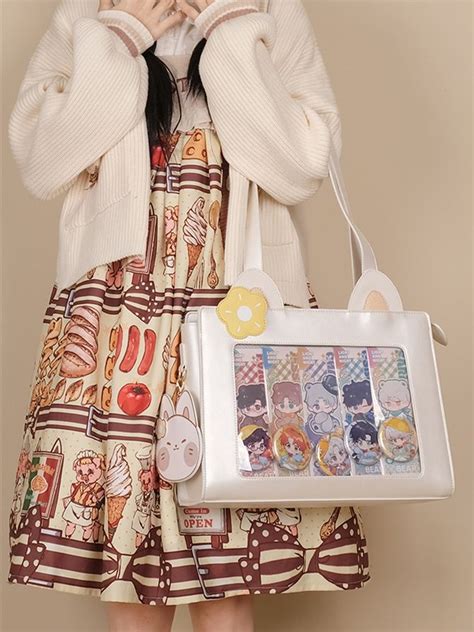 Bear Cat Ears Design Tote Itabag