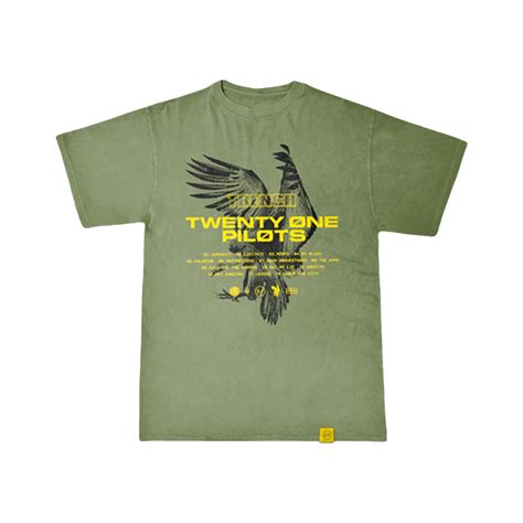 Trench Bird T Shirt Twenty One Pilots Official Store