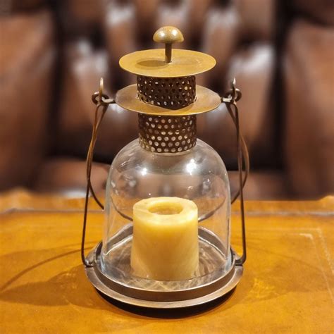 Storm Lantern With Candle House Of Chesterfields Collection