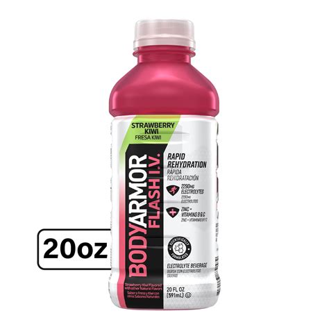 BODYARMOR Flash I V Rapid Rehydration Electrolyte Beverage Strawberry