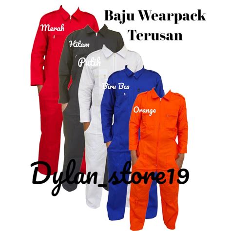 Jual Wearpack Katelpak Coveral Safety Seragam Kerja Proyek Shopee