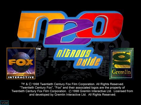 N2O Nitrous Oxide For Sony Playstation The Video Games Museum