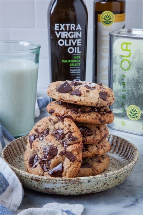 Olive Oil Chocolate Chip Cookies Eat The Love