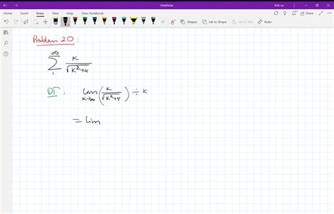 SOLVED Use The Integral Test To Determine The Convergence Or Divergence