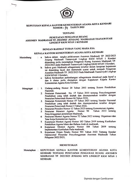 Sk Pengawas Pdf