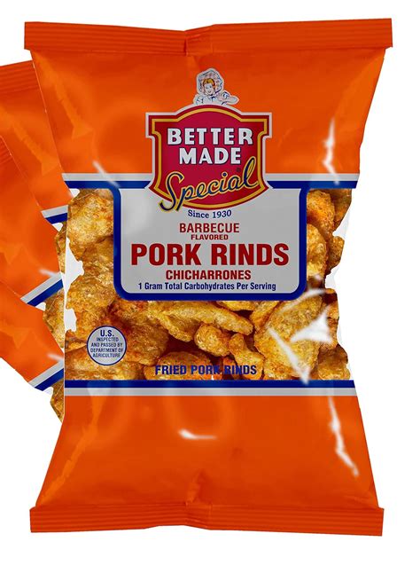 Amazon Better Made Bbq Flavored Pork Rinds Chicharrones Pack