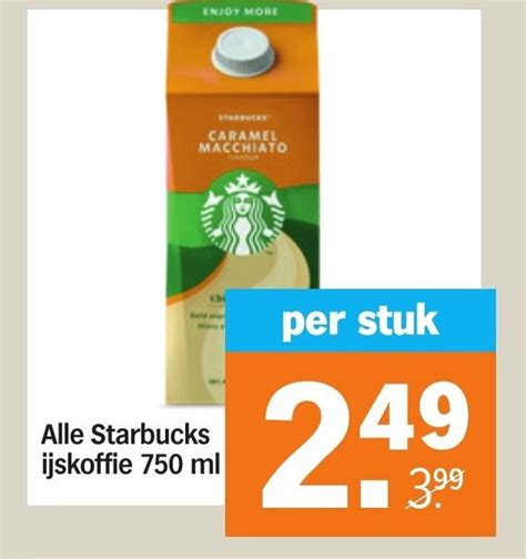 Alle Starbucks Ijskoffie Ml Aanbieding Bij Albert Heijn