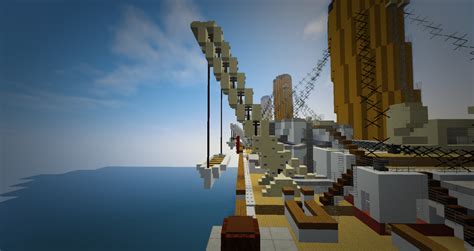 HMHS Britannic sinking at 8.30 AM Minecraft Map