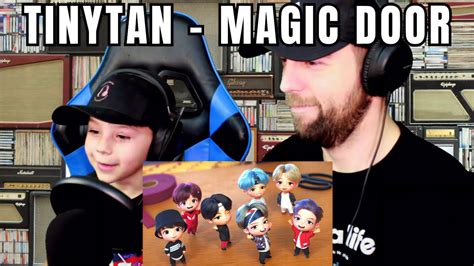 Father Son Reaction TinyTAN Magic Door BTS YouTube