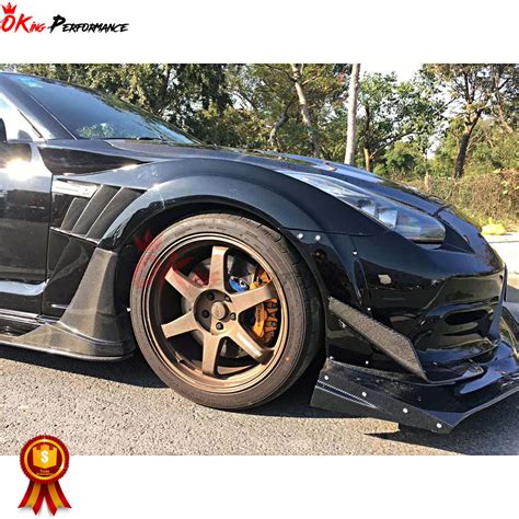 Varis Kamikaze R Super Sonic Style Half Carbon Fiber Wide Body Kit For