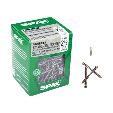 Spax 10 X 2 12 In T Star Plus Drive Trim Head Doublelok Thread