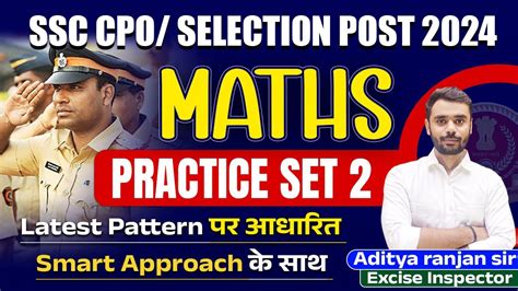 SSC CPO 2024 Math Practice Set 02 Selection Post 2024 Math For SSC