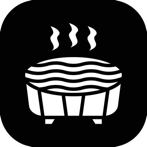Hot Tub Vector Icon Vector Art At Vecteezy