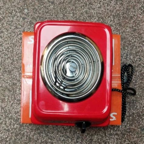 Stainless Steel Red And Silver Sizzle Gold Electric Hot Plate Coil Stove For Cooking Size