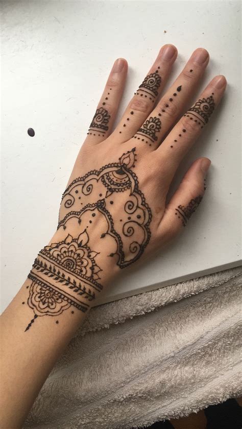 Easy Henna Hand Henna Tattoo Hand Henna Tattoo Designs Simple Henna