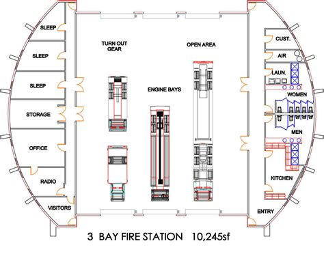 Fire Station Plans