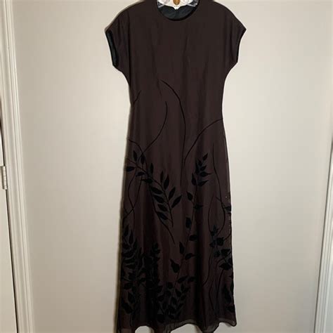 Coldwater Creek Dresses Vintage 99s Coldwater Creek Brown Maxi With