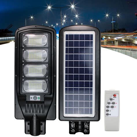 Luminária Solar Led 200w Pública Rua Poste Prova D água Luz Branco Frio