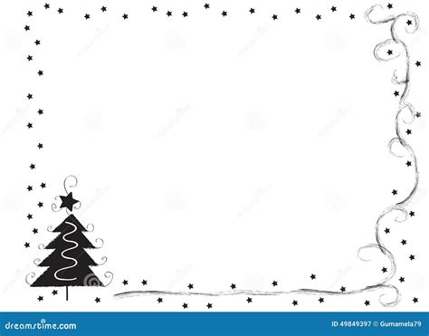 Christmas Border Black And White Christmas List 2021