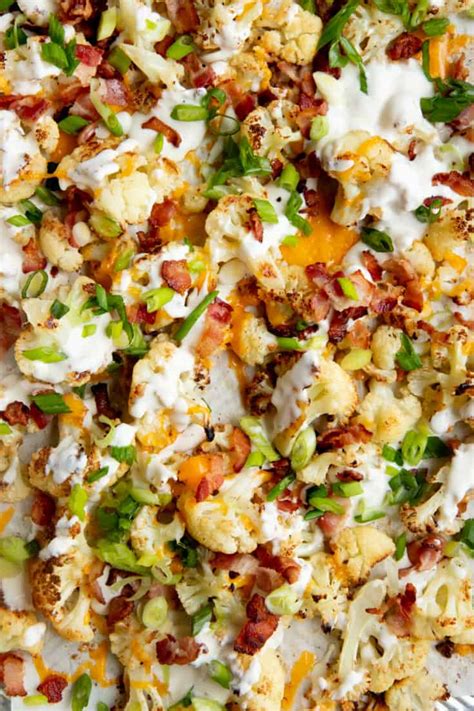 Loaded Roasted Cauliflower Wholefully