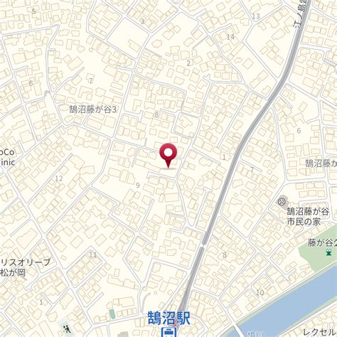 神奈川県藤沢市鵠沼藤が谷3－9－8 の地図 Mapfan