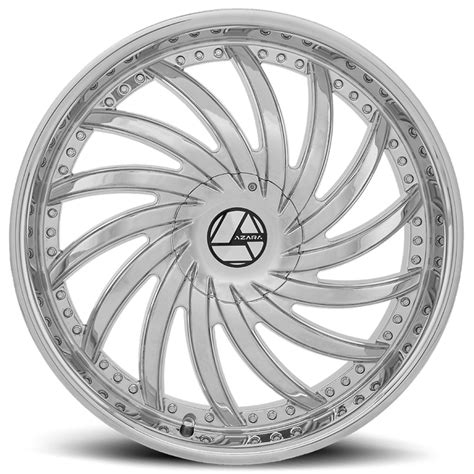 X Azara Wheels Aza Nano Chrome Rims Aza