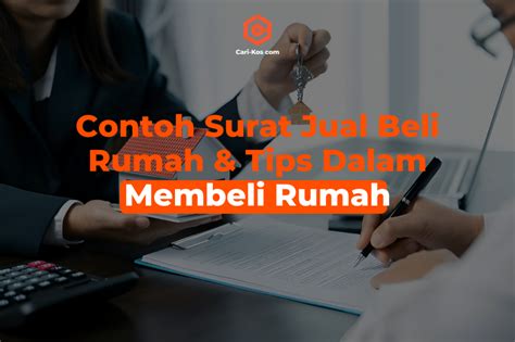 Contoh Surat Jual Beli Rumah And Tips Dalam Membeli Rumah Blog Cari Kos