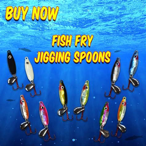 Fish Fry Jigging Spoons 116 Oz Kodiak Custom Fishing Tackle