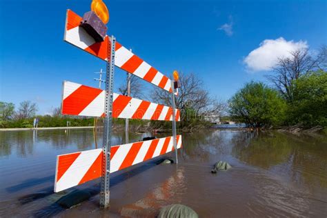 Flooded roads stock photo. Image of repair, extreme - 146612796