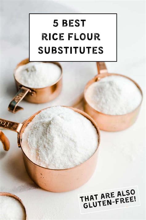 5 Best Rice Flour Substitutes That Are Gluten Free