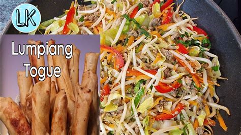 Lumpiang Togue With Giniling How To Cook Lumpiang Togue Easy And