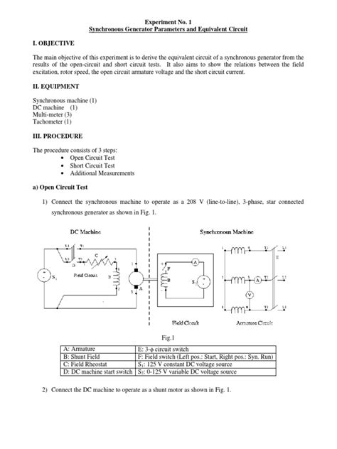 Synchronous Motor Test Test Pdf Switch Electricity