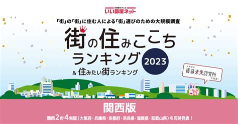 街の住みここち 自治体ランキング＜大阪府版＞｜街の住みここち＆住みたい街ランキング 2023｜いい部屋ネット