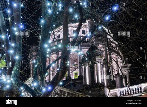 Christmas lights at Belfast City Hall Stock Photo - Alamy