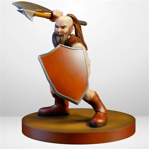 Hot Goblin ドワーフ戦士2 ミニチュア ホットゴブリン バトルアックス