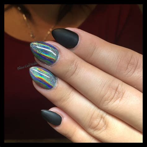 Bliss Gel Nails Instagram Blissgelnails Hologram Nails Nails Gel