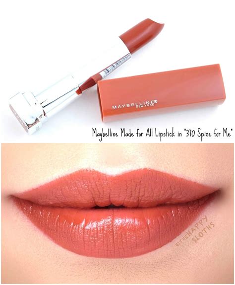 Maybelline Made For All Lipstick By Color Sensational Review And Swatches Visagie Kapsels