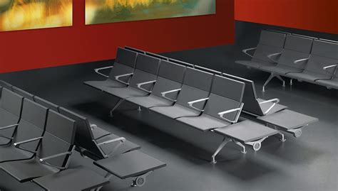 Asiento Con Estructura Modular Para Aeropuerto Master Basic Imat