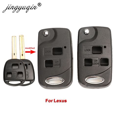 Jingyuqin 2 3 Tasten Flip Remote Key Shell Fall Für Lexus RX300 SC430