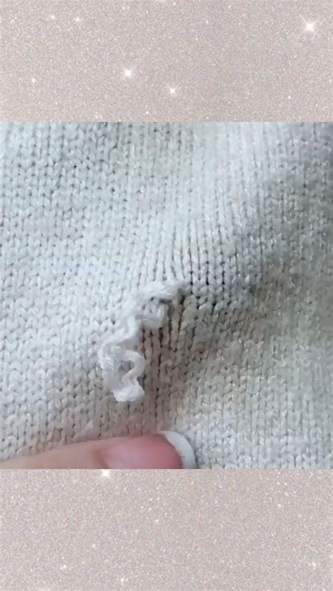 How To Fix A Snag In A Sweater Video Knitting Hacks Sewing Basics